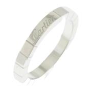 Cartier Vintage Pre-owned Vitt guld ringar Gray, Dam