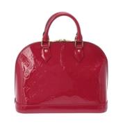 Louis Vuitton Vintage Pre-owned Tyg louis-vuitton-vskor Red, Dam