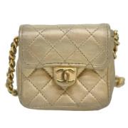 Chanel Vintage Pre-owned Laeder chanel-vskor Yellow, Dam