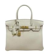 Hermès Vintage Pre-owned Laeder handvskor White, Dam