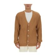 Family First Mohair V-Neck Cardigan Beige, Herr