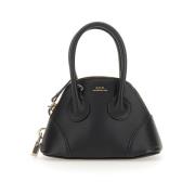 A.p.c. Emma Mini Läder Väska Black, Dam