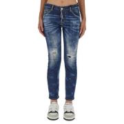 Dsquared2 Cool Girl Fit Denim Jeans Blue, Dam