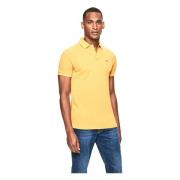 Hackett Gul Slim Fit Logo Polo Skjorta Yellow, Herr