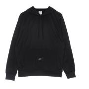 Nike Fleece Hoodie med Nyloninsatser Black, Herr