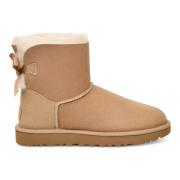 UGG Mini Bailey Bow II Boots Beige, Dam