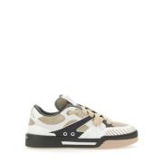 Dolce & Gabbana Rome Läder Sneaker Tillverkad i Italien Multicolor, He...