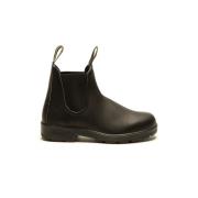 Blundstone Svarta Läderstövlar Black, Dam