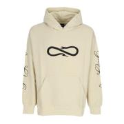 Propaganda Demon Logo Hoodie Lättvikts Sweatshirt Beige, Herr