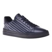 Baldinini Quiltade lädersneakers Blue, Herr