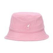 Kangol Tvättad bomullshinkhatt Pepto Rose Pink, Herr