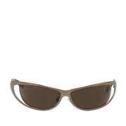 Prada Vintage Pre-owned Plast solglasgon Brown, Dam