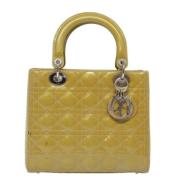 Dior Vintage Pre-owned Laeder dior-vskor Yellow, Dam