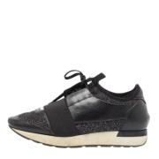 Balenciaga Vintage Pre-owned Tyg sneakers Black, Dam