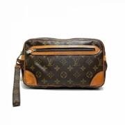 Louis Vuitton Vintage Pre-owned Tyg louis-vuitton-vskor Brown, Dam