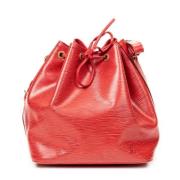 Louis Vuitton Vintage Pre-owned Laeder axelremsvskor Red, Dam