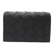 Bottega Veneta Vintage Pre-owned Laeder plnbcker Black, Dam