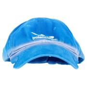 Balenciaga Vintage Pre-owned Bomull hattar-och-kepsar Blue, Dam