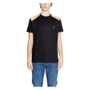 Alviero Martini 1a Classe Herr T-shirt och Polo Kollektion Black, Herr