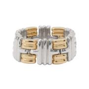 Bvlgari Vintage Pre-owned Vitt guld ringar Gray, Dam