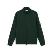 Stone Island Stilig Cardigan för Män Green, Herr