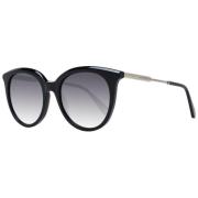 Ted Baker Svarta Kvinnor Solglasögon Rund Gradient Black, Unisex