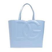 Dolce & Gabbana Väska DG Logo typ Shopper Blue, Dam