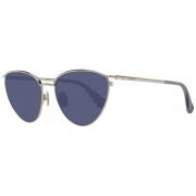 Max Mara Silver Kvinnors Cat Eye Solglasögon Gray, Unisex