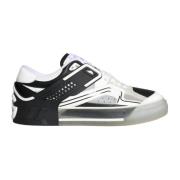 Dolce & Gabbana Anpassade låga topp silver sneakers Multicolor, Herr