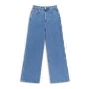 Axel Arigato Clara Wide-Leg Jeans Blue, Dam