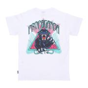 Propaganda Triangle Panther Tee White White, Herr