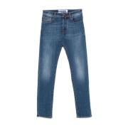 Jacob Cohën Blå Slim Fit Jeans Blue, Herr