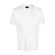 Emporio Armani Logo-Print Crew-Neck T-Shirt - Vit White, Herr