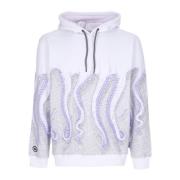 Octopus Milan Vit Hoodie Långärmad White, Herr