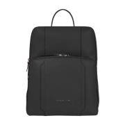 Piquadro Svart Bucket Bag Ryggsäck Black, Dam