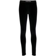 Tom Ford Blå Leggings för Kvinnor Aw24 Black, Dam