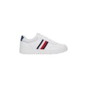 Tommy Hilfiger Vita YBS Sneakers, Avslappnad och Modern Stil White, He...