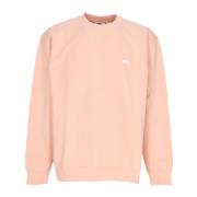 Obey Lätt Crewneck Sweatshirt Bold Box Fit Pink, Herr