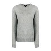 Theory Round-neck Knitwear Gray, Dam