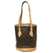 Louis Vuitton Vintage Pre-owned Tyg louis-vuitton-vskor Brown, Dam