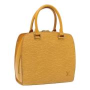 Louis Vuitton Vintage Pre-owned Laeder handvskor Yellow, Dam