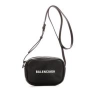 Balenciaga Vintage Pre-owned Laeder axelremsvskor Black, Dam