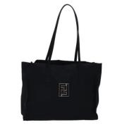 Fendi Vintage Pre-owned Nylon totevskor Black, Dam