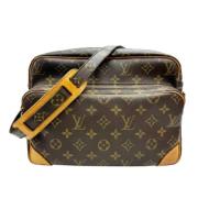 Louis Vuitton Vintage Pre-owned Tyg louis-vuitton-vskor Brown, Dam