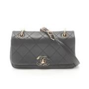 Chanel Vintage Pre-owned Laeder chanel-vskor Black, Dam