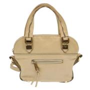 Chloé Pre-owned Pre-owned Laeder handvskor Beige, Dam