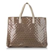 Fendi Vintage Pre-owned Tyg totevskor Brown, Dam