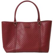 Gucci Vintage Pre-owned Laeder gucci-vskor Red, Dam