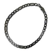 Fendi Vintage Pre-owned Metall halsband Gray, Dam