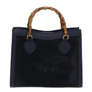 Gucci Vintage Pre-owned Mocka handvskor Blue, Dam